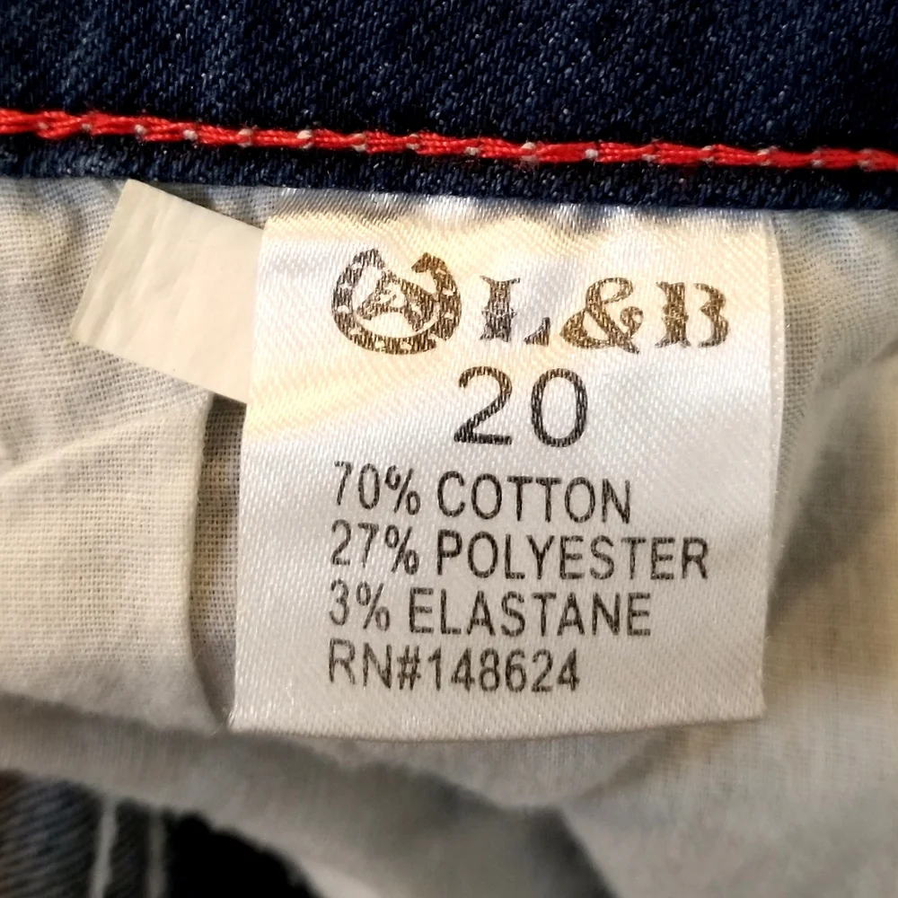 L&B Lucky and Blessed Jeans Women's 20 Baseball Patches Hem Denim Distressed - Picture 9 of 9